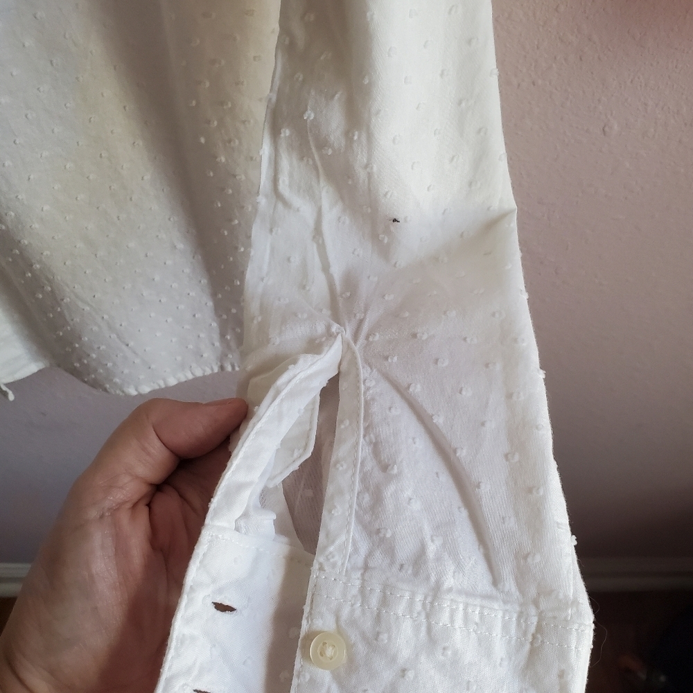 St Johns Bay White button up blouse - Picture 7 of 15